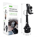 Central Control Cup Holder Adjustable Length Mobile Phone Bracket Car Navigation Bracket, Central Control Cup Holder