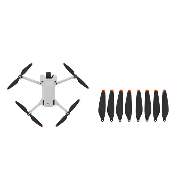 8 PCS 6030F Double Sided Colorful Low Noise Wing Propellers For DJI Mini 4 Pro/Mini 3 Pro, Color: Orange Tip, Orange Tip, Silver Tip, White Red, White Blue, White Yellow, Three -color