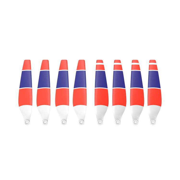 8 PCS 6030F Double Sided Colorful Low Noise Wing Propellers For DJI Mini 4 Pro/Mini 3 Pro, Color: Orange Tip, Orange Tip, Silver Tip, White Red, White Blue, White Yellow, Three -color