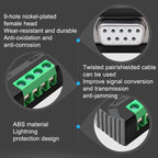 DTECH DT-9001 Industrial Grade Lightning And Surge Protection RS232 To 485 Converter, DT-9001
