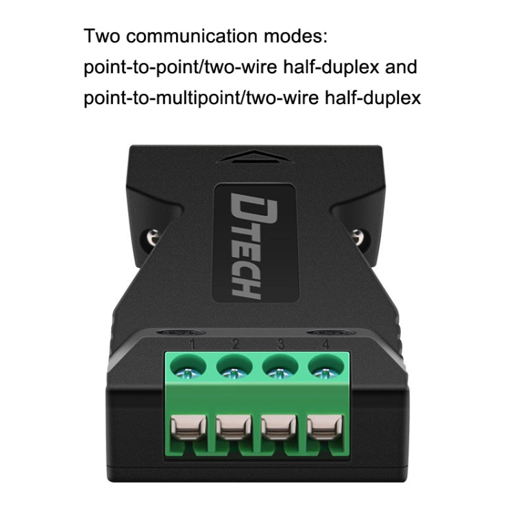 DTECH DT-9001 Industrial Grade Lightning And Surge Protection RS232 To 485 Converter, DT-9001