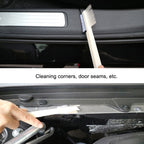 10 PCS Car Head Engine Brush Double-Sided Groove Brush, 10 PCS White