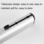10 PCS Car Air Conditioner Air Outlet Telescopic Cleaning Brush, 10PCS+Black, 10PCS+Silver