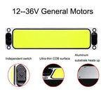 2PCS Car Cab LED Reading Light COB Truck Interior Light Dome Lamp, Car LED Reading Light
