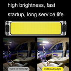 2PCS Car Cab LED Reading Light COB Truck Interior Light Dome Lamp, Car LED Reading Light