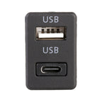 Car Universal Modification Type-C+USB Interface Charging Use Seat, Type-C+USB