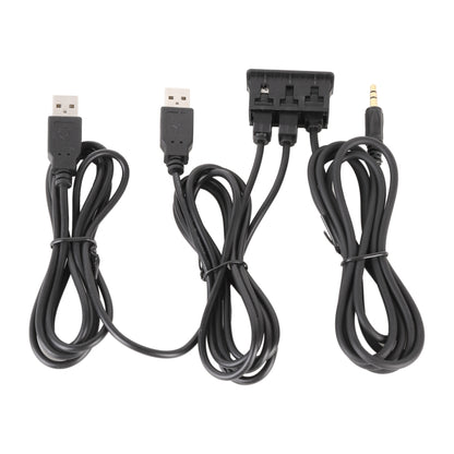 Car Universal Modification USB +Type-C+AUX Interface Charging Seat, USB+Type-C+AUX