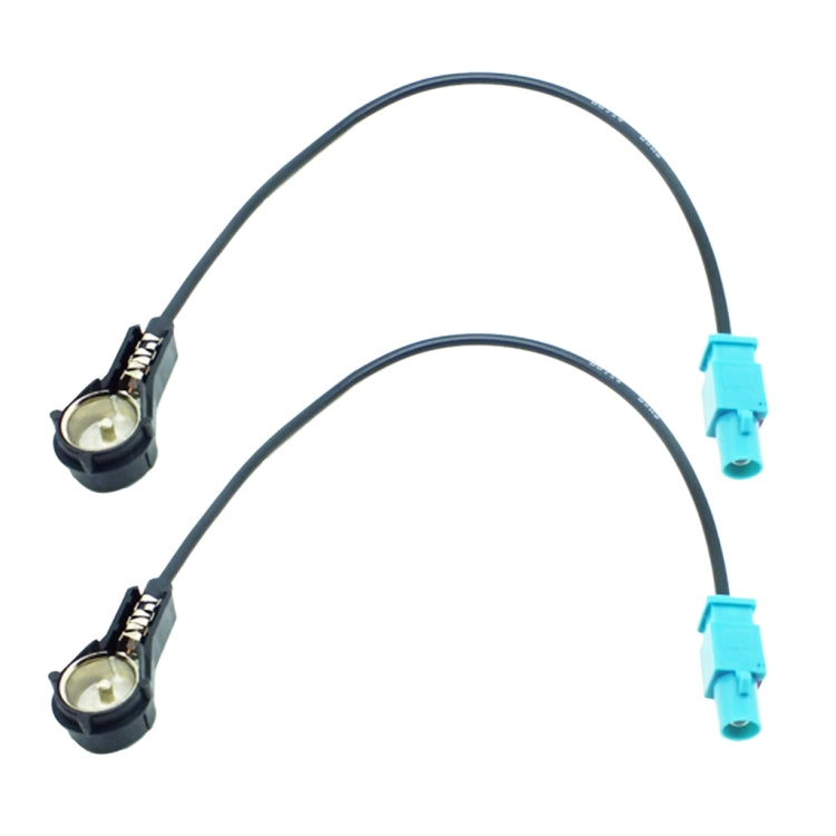 2 PCS Car ISO Female Port To FAKRA Audio Antenna Adapter Plug, ISO Female Port To FAKRA Audio