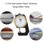 CHIXI Handheld Thickness Gauge Paper Thickness Gauge, Ordinary  0-10mm Flat Head, Mid-range  0-10mm Pointed Head, Mid-range  0-10mm Flat Head, Mid-range 0-10mm Curved Point