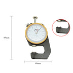 CHIXI Handheld Thickness Gauge Paper Thickness Gauge, Ordinary  0-10mm Flat Head, Mid-range  0-10mm Pointed Head, Mid-range  0-10mm Flat Head, Mid-range 0-10mm Curved Point