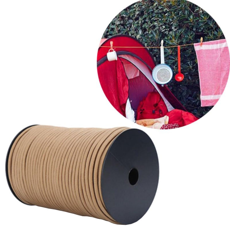 100m 9 Core 550 Umbrella Rope Outdoor Camp Rescue Bundle Tent Rope Mountain Rope, 100m Green, 100m Khaki, 100m Brown, 100m Desert, 100m Orange, 100m Black