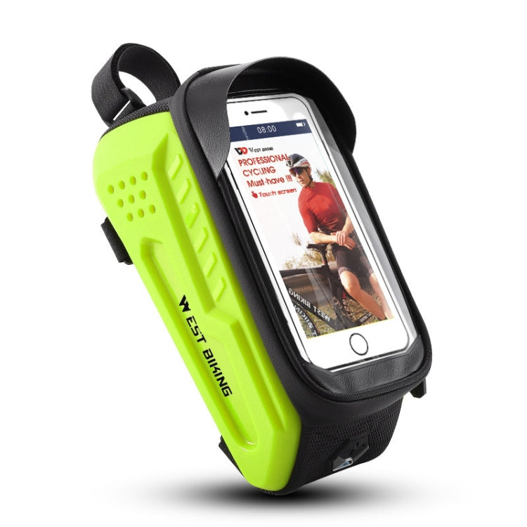 WEST BIKING Bicycle Front Bag TPU  Hard Shell Riding Front Beam Bag, YP0707293