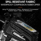 WEST BIKING Bicycle Front Bag TPU  Hard Shell Riding Front Beam Bag, YP0707293