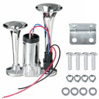 ST-1018S 600DB Double-tube Metal Conjoined Electric Pump Car Horn with Relay, ST-1018S