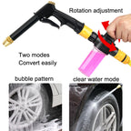 High Pressure Car Wash Hose Telescopic Watering Sprinkler, Style:, H2+3 Connector+5m Tube, H2+3 Connector+10m Tube, H2+3 Connector+10m Tube+Foam Pot, H2+3 Connector+15m Tube, H2+3 Connector+15m Tube+Foam Pot, H2+3 Connector+20m Tube                    ...