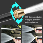 High Pressure Car Wash Hose Telescopic Watering Sprinkler, Style:, H2+3 Connector+5m Tube, H2+3 Connector+10m Tube, H2+3 Connector+10m Tube+Foam Pot, H2+3 Connector+15m Tube, H2+3 Connector+15m Tube+Foam Pot, H2+3 Connector+20m Tube                    ...