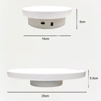 Photography Electric Turntable Automatic Rotating Display Stand,Style:, Plug -in 14 cm, Plug -in 2 In 1 14/25 cm, Plug -in 2 In 1 14/20 cm, Plug -in 30cm, Plug -in 2 In 1 30/35 cm