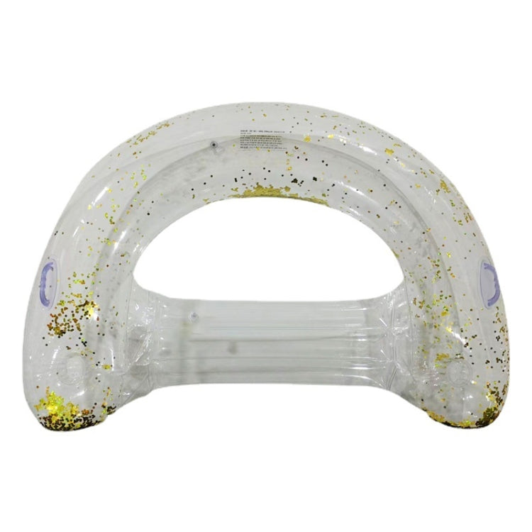 Water Back Sequin Inflatable Floating Recliner, 141x100x30cm