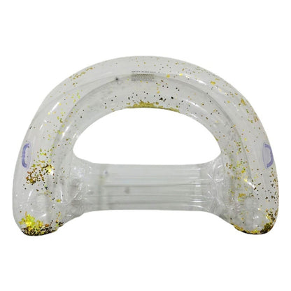 Water Back Sequin Inflatable Floating Recliner, 141x100x30cm