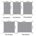 Outdoor Tent Mats Thickened Oxford Cloth Waterproof Picnic Mat, Size:, 90x210cm, 140x210cm, 180x210cm, 210x210cm, 240x210cm