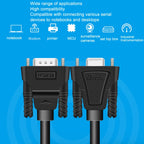 DTECH RS232 Serial Direct Line DB9 Extension Line, Male to Male 1.5m, Male to Male 2m, Male to Male 3m, Male to Male 5m, Male to Female 1.5m, Male to Female 2m, Male to Female 3m, Male to Female 5m, Female to Female 1.5m, Female to Female 2m           ...