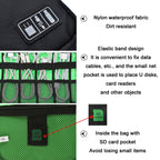 Multifunctional Portable Mobile Phone Digital Accessories U Disk Storage Bag, Blue, Black, Green, Grey, Navy, Orange, Rose Red, Royal Blue, Peacock Green, Yellow, Purple, Pink