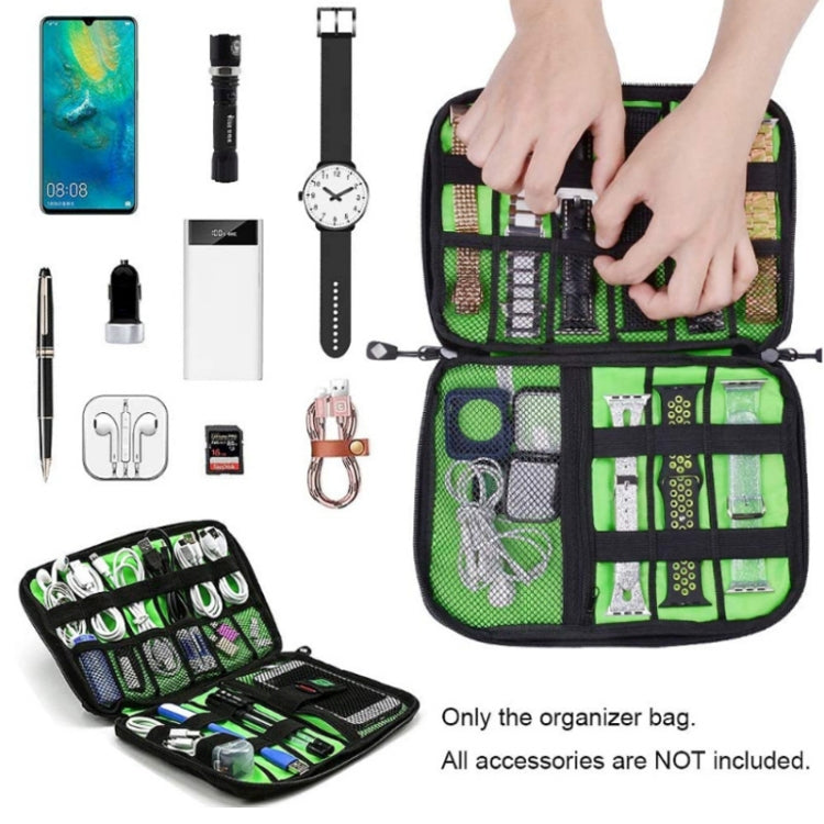 Multifunctional Portable Mobile Phone Digital Accessories U Disk Storage Bag, Blue, Black, Green, Grey, Navy, Orange, Rose Red, Royal Blue, Peacock Green, Yellow, Purple, Pink