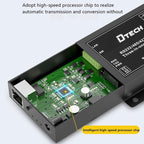 DTECH IOT9031 RS232/485/422 To TCP 3 In 1 Serial Server, CN Plug, IOT9031 RS232/485/422 To TCP