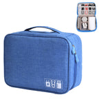 Multifunctional Cationic Digital U Disk Data Cable Storage Bag, a15 Blue, a15 Purple, a15 Grey, a15 Wine Red, a15 Navy