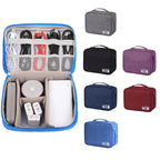 Multifunctional Cationic Digital U Disk Data Cable Storage Bag, a15 Wine Red, a15 Navy, a15 Blue, a15 Purple, a15 Black, a15 Grey