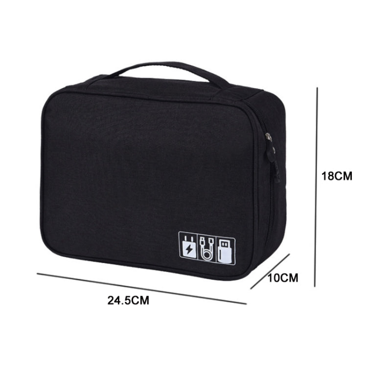 Multifunctional Cationic Digital U Disk Data Cable Storage Bag, a15 Wine Red, a15 Navy, a15 Blue, a15 Purple, a15 Black, a15 Grey