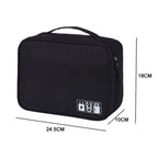 Multifunctional Cationic Digital U Disk Data Cable Storage Bag, a15 Wine Red, a15 Navy, a15 Blue, a15 Purple, a15 Black, a15 Grey