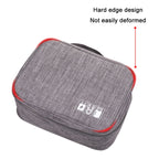 Multifunctional Cationic Digital U Disk Data Cable Storage Bag, a15 Wine Red, a15 Navy, a15 Blue, a15 Purple, a15 Black, a15 Grey