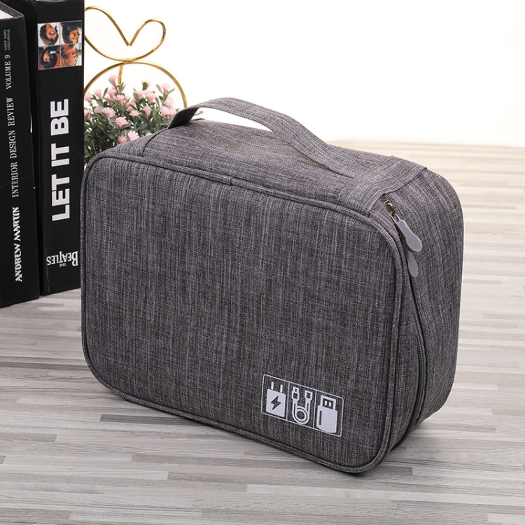Multifunctional Cationic Digital U Disk Data Cable Storage Bag, a15 Wine Red, a15 Navy, a15 Blue, a15 Purple, a15 Black, a15 Grey
