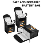 Sunnylife  Battery Explosion-proof Bag Storage Bag for DJI Mini 3 Pro,Size:, Can Hold 1 Battery, Can Hold 2 Batteries, Can Hold 3 Batteries