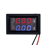 Dual-Display Voltage Current Meter Digital DC Voltage Meter, 10A (Red), 10A (Red Blue), 50A (Red), 50A (Red Blue)