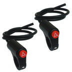 2PCS KG-037E Motorcycle Double Flash Warning Switch Retrofit Accessories, Double Flash Warning