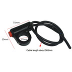 2PCS KG-037E Motorcycle Double Flash Warning Switch Retrofit Accessories, Double Flash Warning