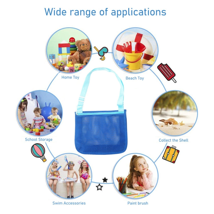 Children Shell Collection Bag Beach Toys Organizer Storage Bag, Toys Storage Bag(Purple Blue), Toys Storage Bag(Yellow Green), Toys Storage Bag(Red Navy), Toys Storage Bag(Green Royal Blue), Toys Storage Bag(Navy Lake Blue)                             ...