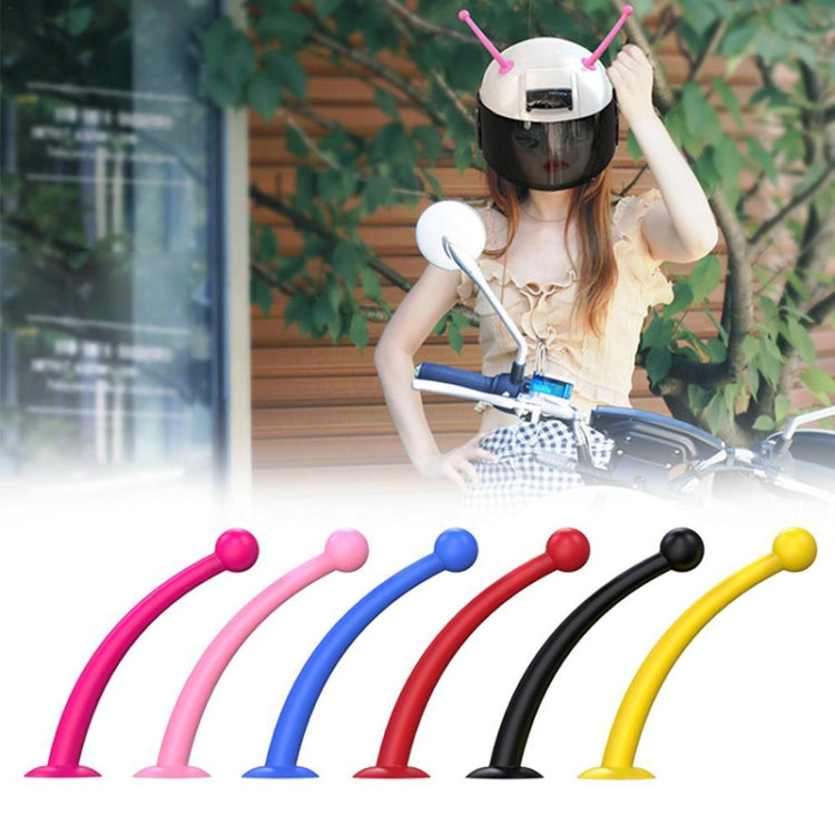 4PCS Motorcycle Helmet Soft Silicone Tentacle Sucker Decoration, Yellow, Black, Red, Peach Red, Light Pink, Blue