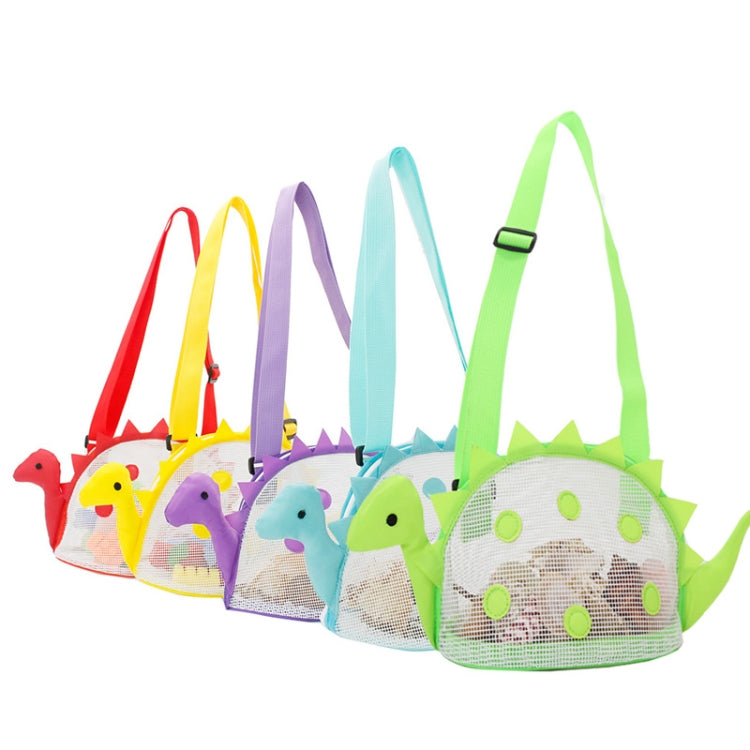 Dinosaur Children Beach Playing Sand Shell Storage Bag, Dinosaur Storage Bag(Blue), Dinosaur Storage Bag(Green), Dinosaur Storage Bag(Yellow), Dinosaur Storage Bag(Red), Dinosaur Storage Bag(Purple)