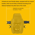 F415 Car Multifunctional Seat Back USB Fan, Black, Yellow