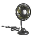 F502 Mini Hose Small Fan Car USB Fan, Green, Black