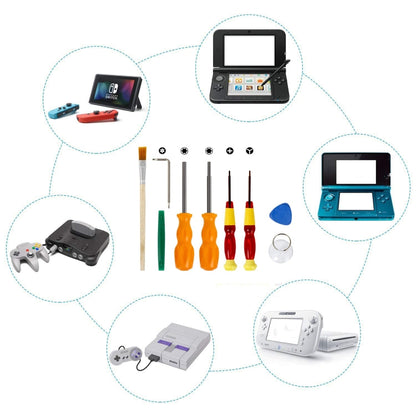 Game Console Disassembly Repair Tool Screwdriver Tool For NS Switch, 9 In 1, 10 In 1