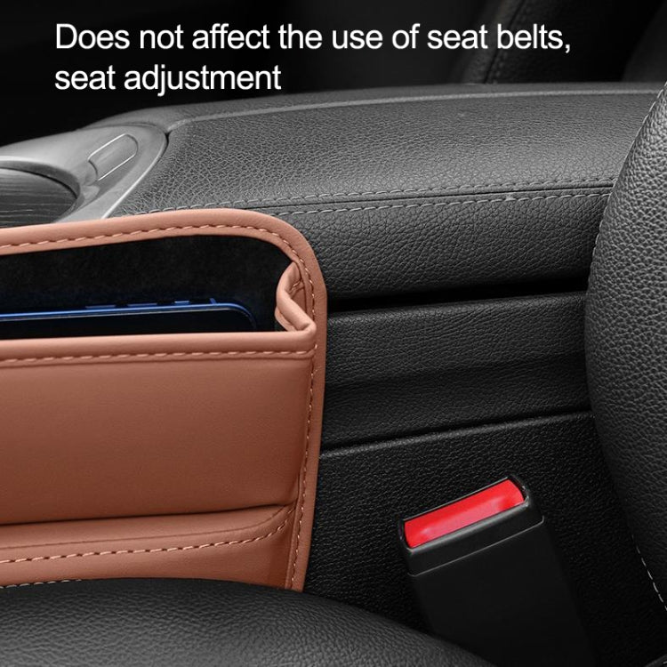 Car Seat Sewing Box Central Control Slot Storage Bag, Central Control Slot Brown, Central Control Slot Black, Central Control Slot Beige
