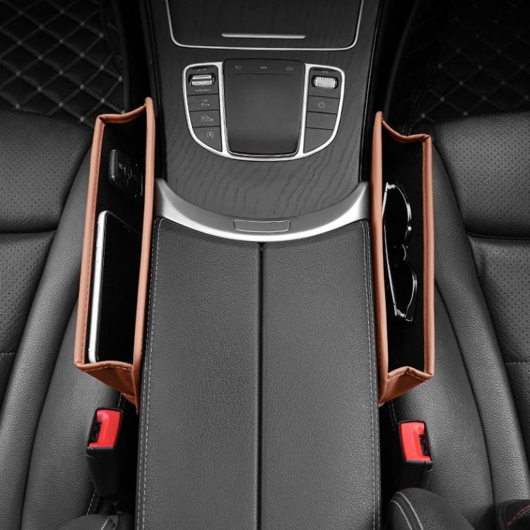 Car Seat Sewing Box Central Control Slot Storage Bag, Central Control Slot Brown, Central Control Slot Black, Central Control Slot Beige