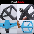 RACEWORK RK66 Mountain Bike Nylon Fiber Pedals, RK66