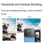 C200 4K Face Recognition WIFI Anti-Shake Outdoor Cycling Waterproof Sports Camera, ((White Set), (Black Set)