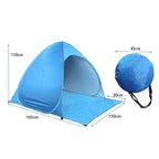 Automatic Instant Pop Up Tent Potable Beach Tent，Size:, 150x165x110cm, 200x165x130cm