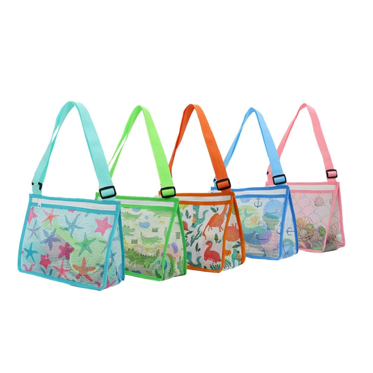 Printed Zipper Three-dimensional Beach Toy Bag For Children, Printed Zipper Bag(Starfish), Printed Zipper Bag(Dinosaur), Printed Zipper Bag(Whale), Printed Zipper Bag(Pearl Shell), Printed Zipper Bag(Crocodile)